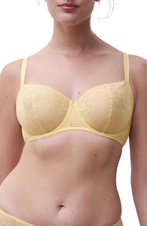 Chantelle Lingerie Origins Underwire Unlined Demi Bra in Sunflower Yellow at Nordstrom, Size 36F