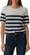 KUT from the Kloth Monika Stripe Short Sleeve Sweater