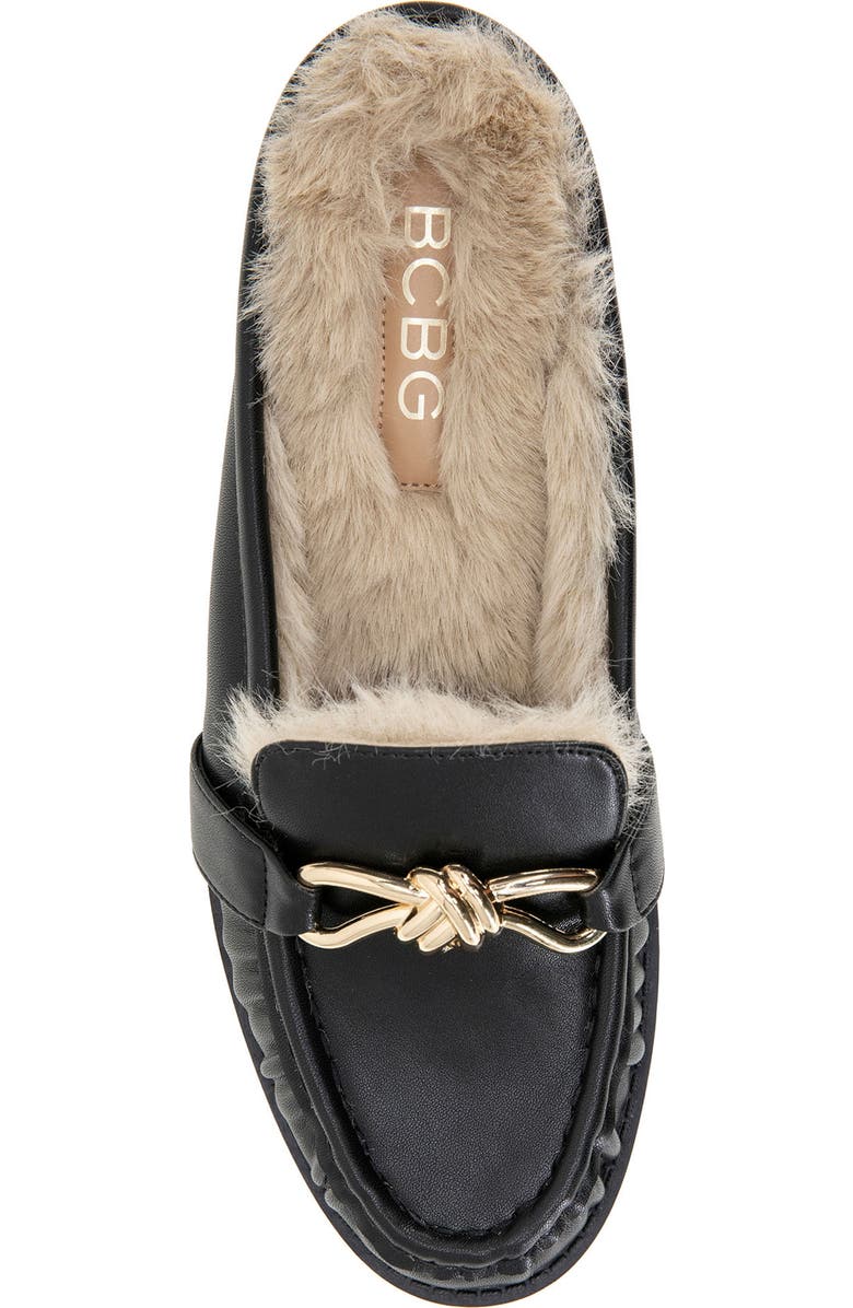 BCBGeneration Kaara Mule, Alternate, color, Black Fur
