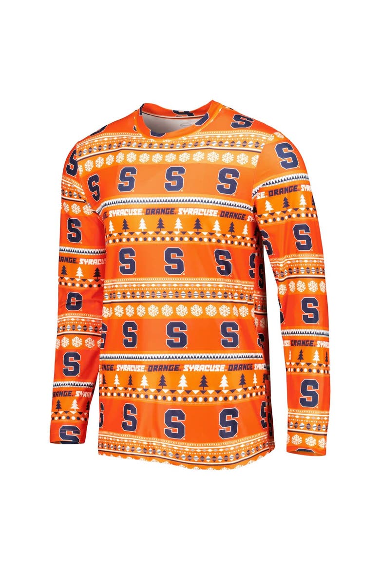 Men's Concepts Sport Orange Syracuse Orange Swivel Long Sleeve T-Shirt & Pants Sleep Set, Alternate, color, Orange