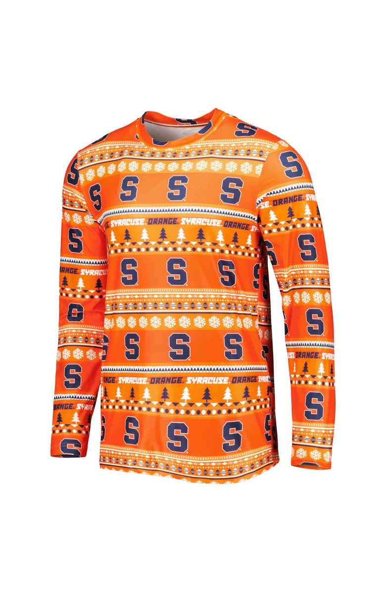 CONCEPTS SPORT Men's Concepts Sport Orange Syracuse Orange Swivel Long Sleeve T-Shirt & Pants Sleep Set, Alternate, color, Orange