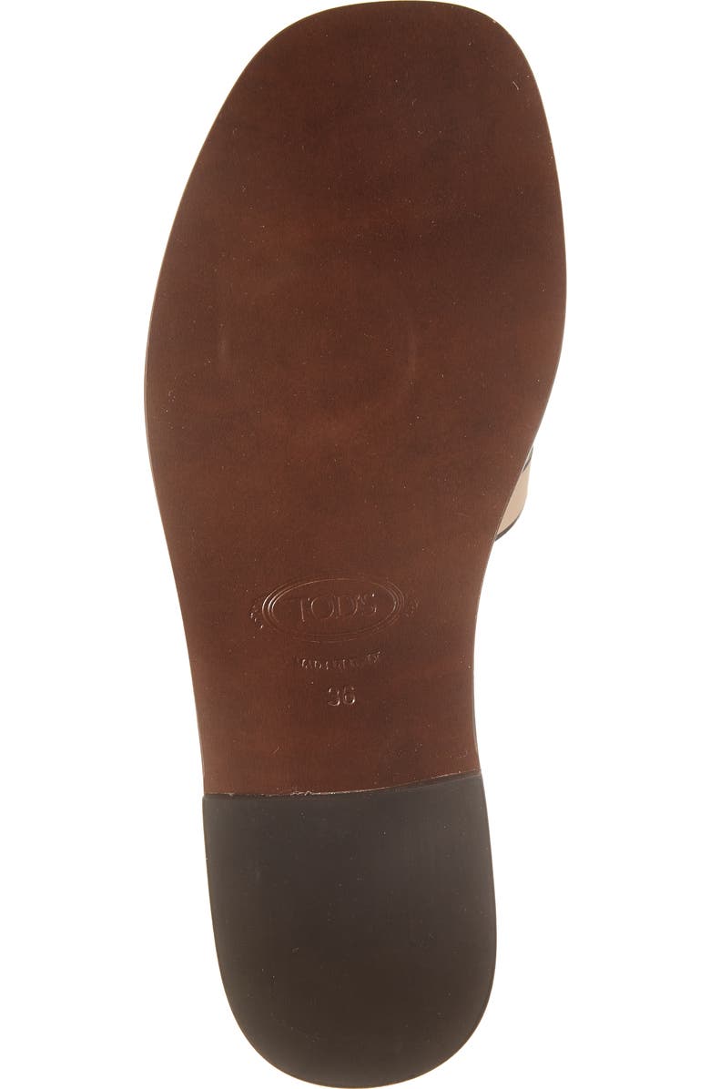 Tod's Chain Motif Slide Sandal, Alternate, color,