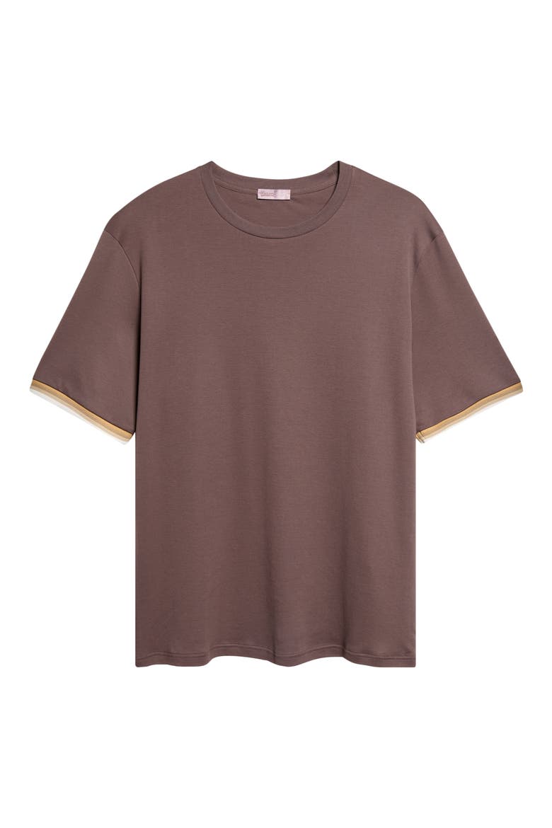Cotton T-Shirt, Alternate, color, 8800 CHOCOLATE BROWN