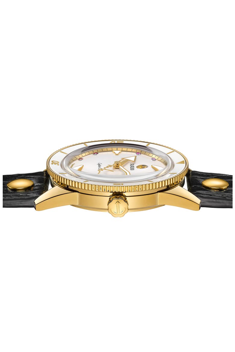 Captain Cook x Marina Hoermanseder Automatic Watch, 37mm, Alternate, color, WHITE