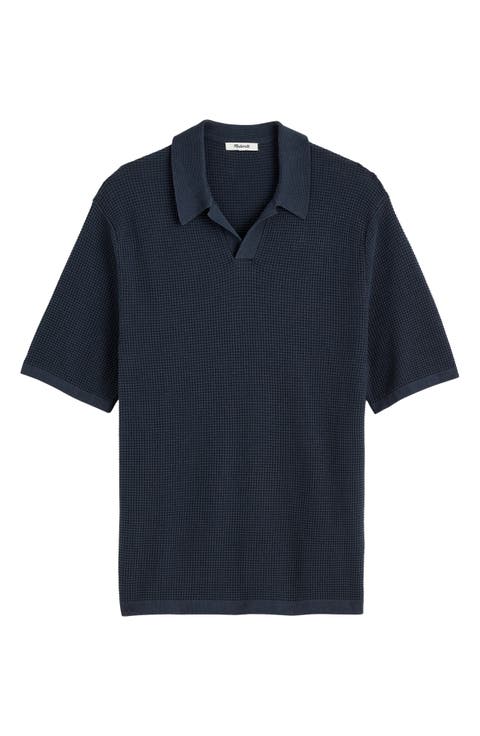 Marigold Waffle Stitch Polo