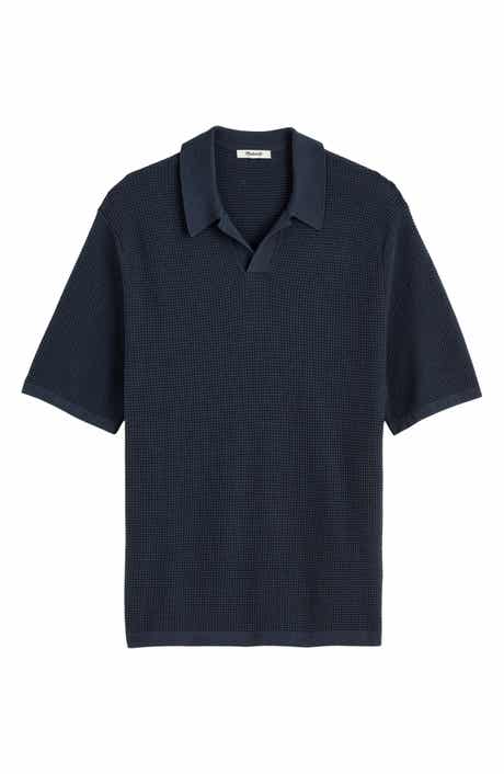 Madewell Marigold Waffle Stitch Polo