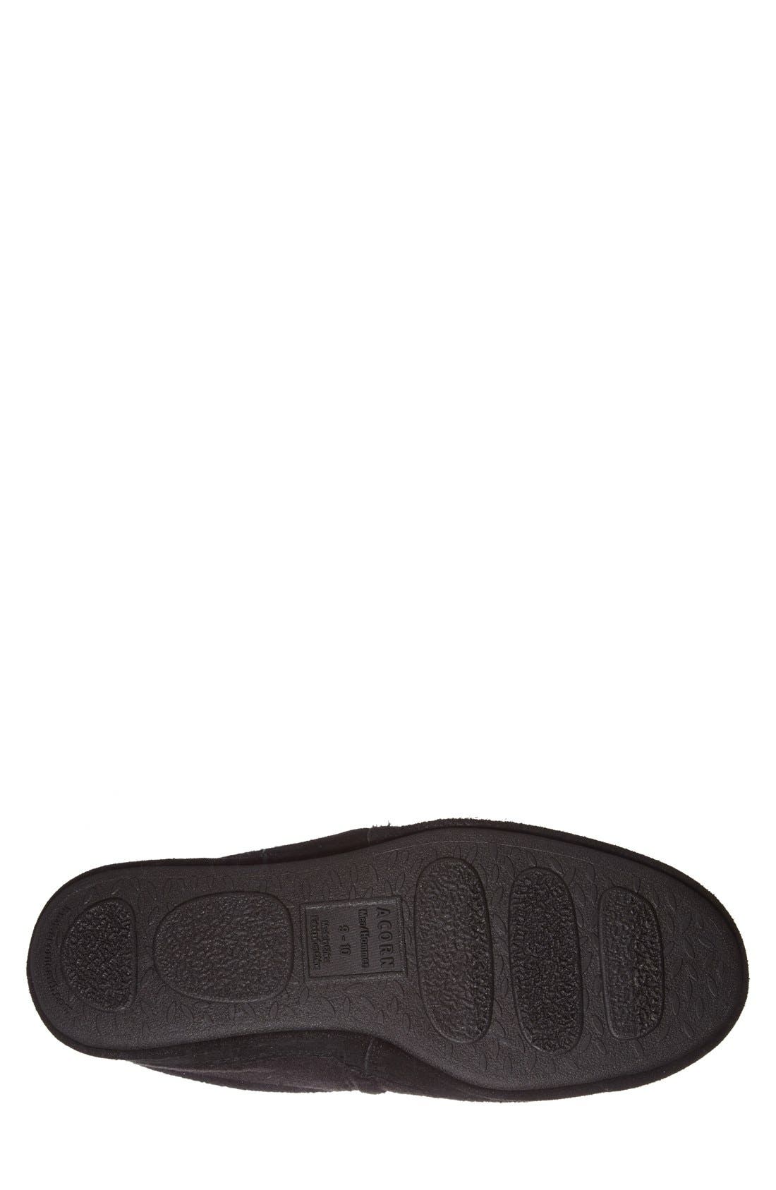 Moc Slipper, Alternate, color, BLACK