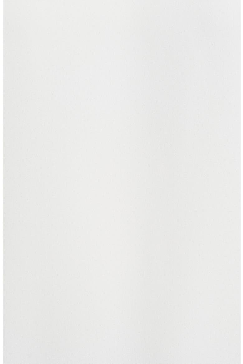 Sheer Hem Crêpe de Chine Sleeveless Top, Alternate, color, WHITE
