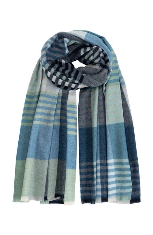 Echo Gramercy Plaid Wrap In Brown