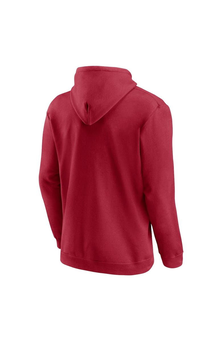 FANATICS Men's Fanatics Branded Scarlet San Francisco 49ers Scoreboard Pullover Hoodie, Alternate, color,