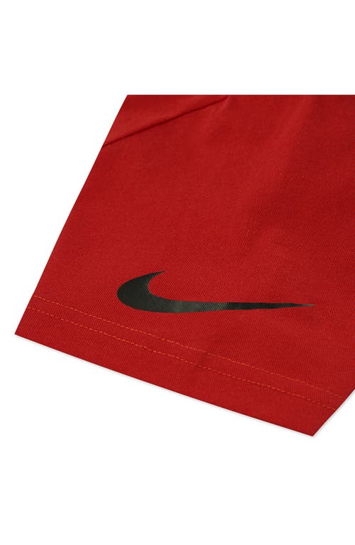 Shop 3 Brand Kids' Rwb Gradient Box Logo Graphic T-shirt In University Red