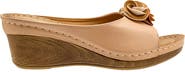 GOOD CHOICE NEW YORK Sydney Floral Platform Wedge Sandal