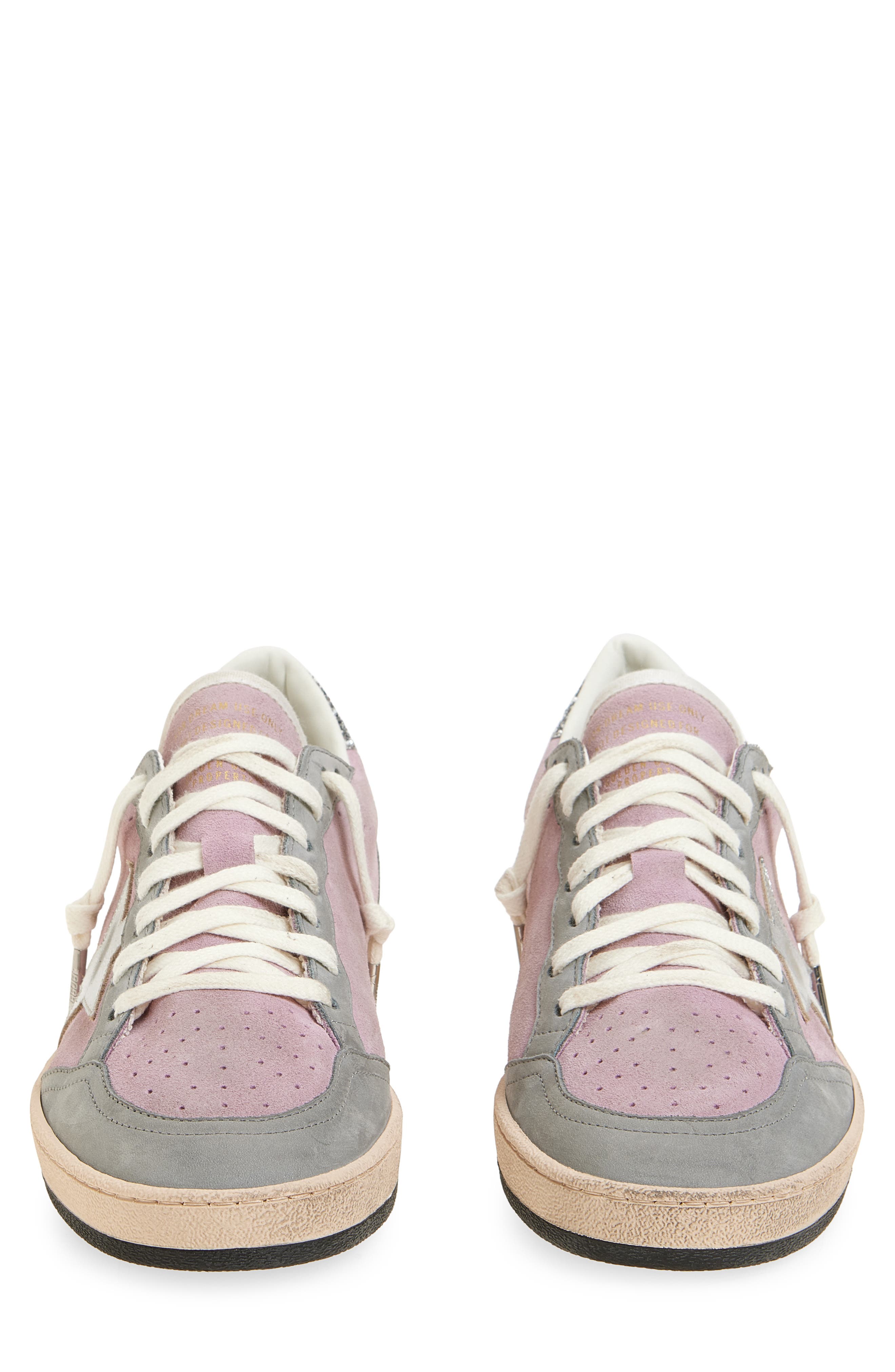 Golden Goose Ball Star Low Top Sneaker, Alternate, color, Lilac/ Grey
