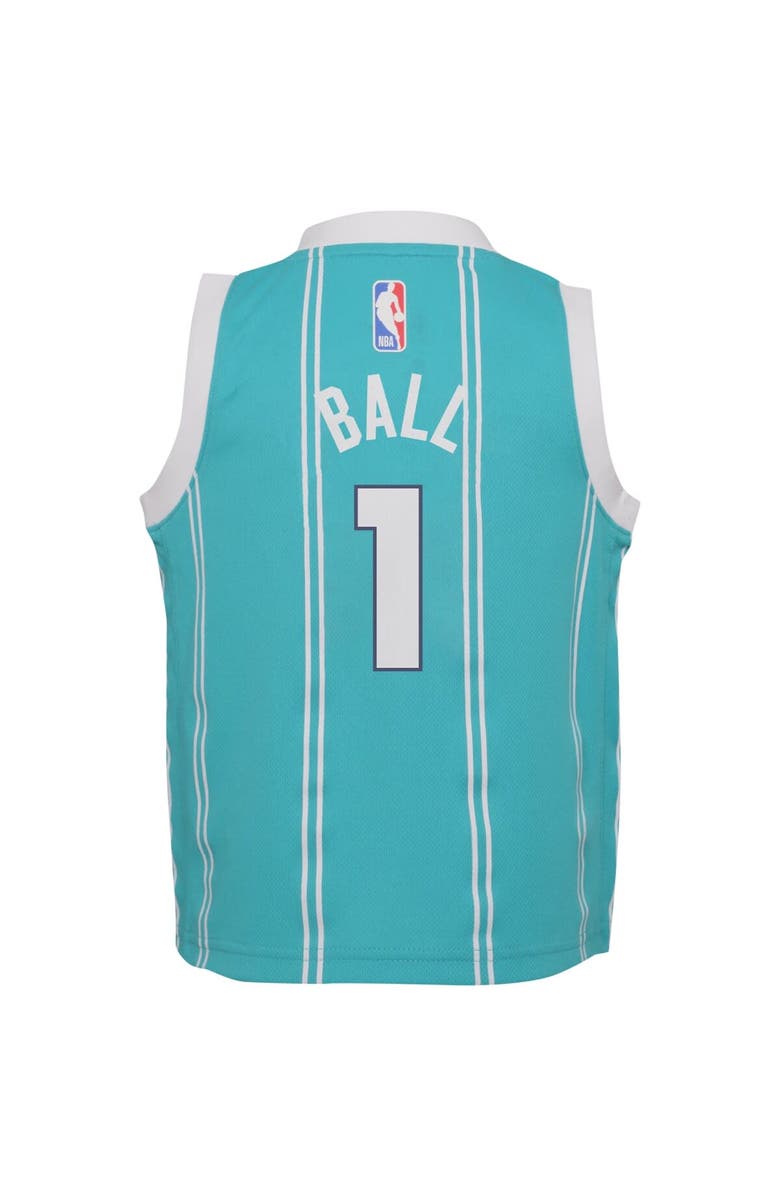 Jordan Brand Preschool Jordan Brand LaMelo Ball Teal Charlotte Hornets Swingman Player Jersey - Icon Edition, Alternate, color, Teal