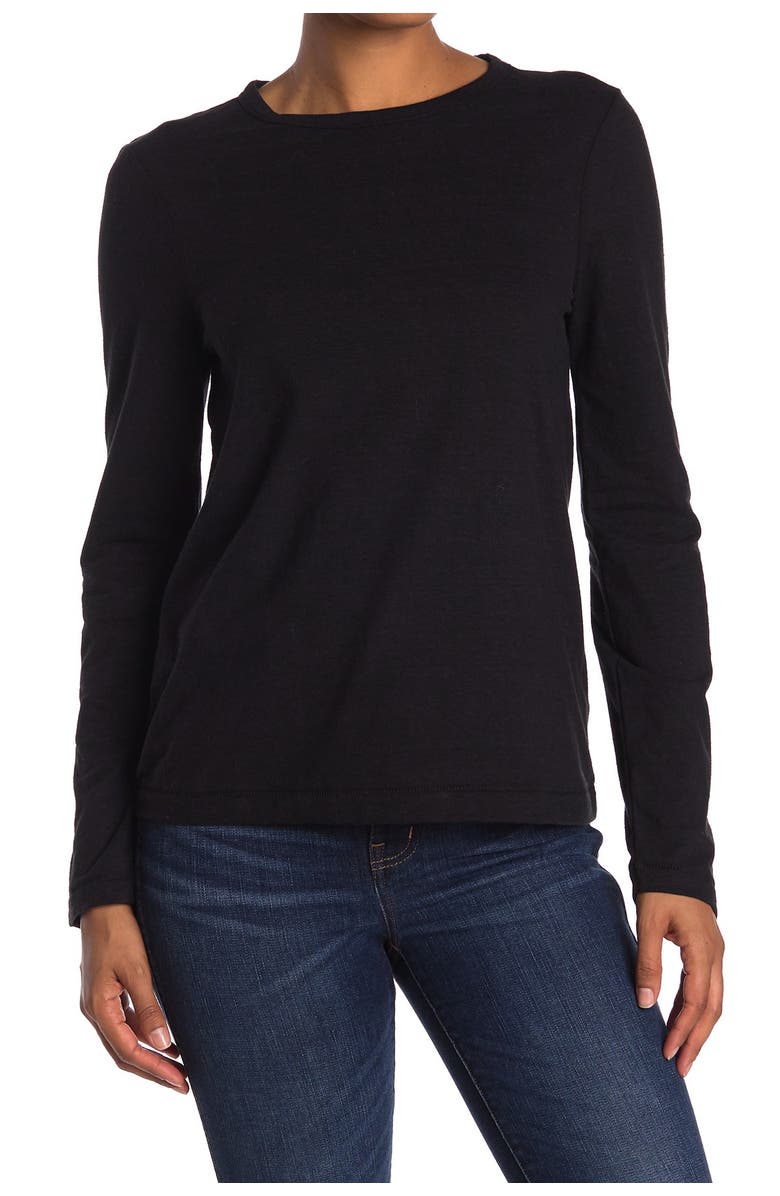 Topshop Marl Long Sleeve T-Shirt, Main, color, 