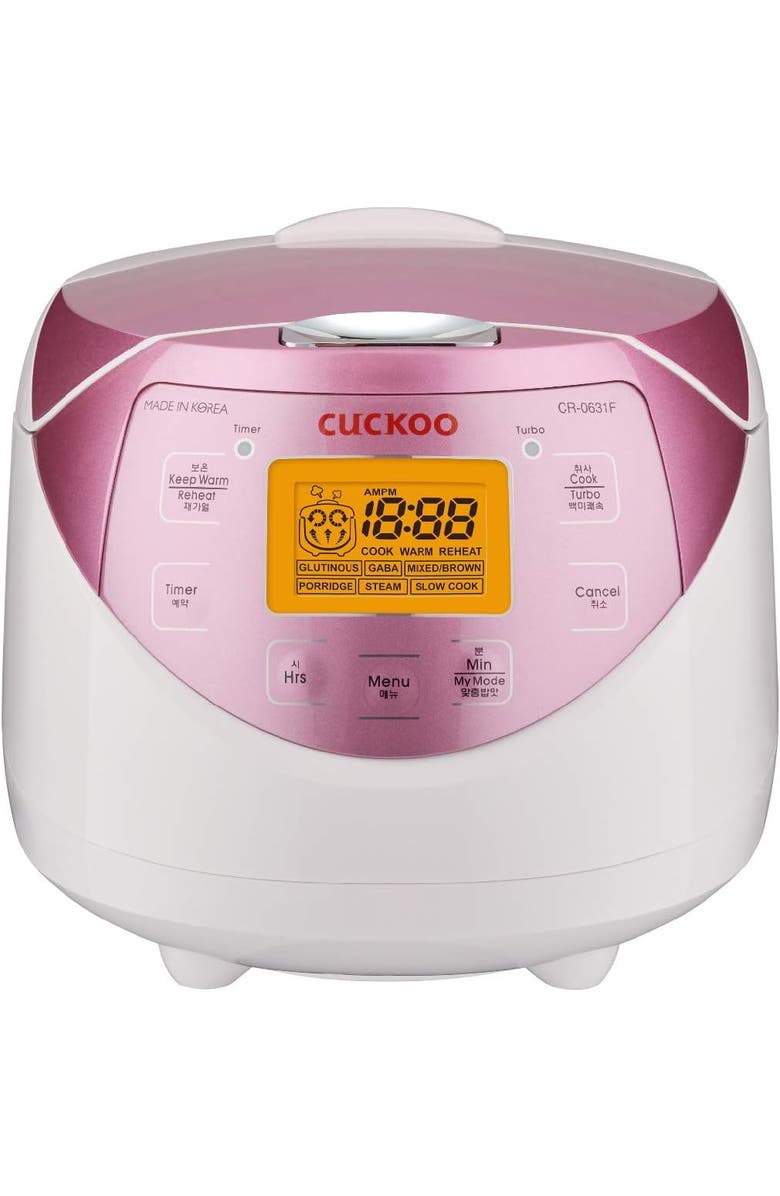 Cuckoo 6-Cup (Uncooked) Micom Rice Cooker with Nonstick Inner Pot , Auto Clean, Main, color, White