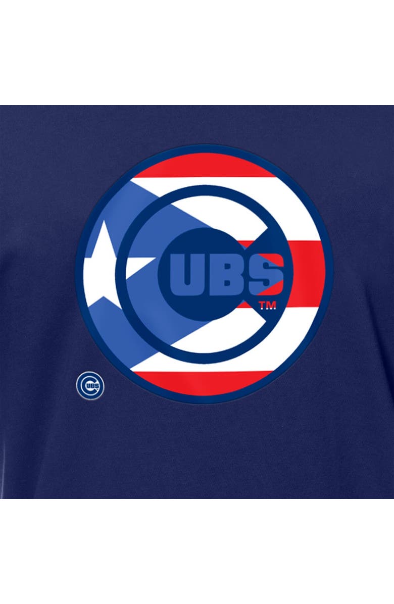 New Era Men's New Era Royal Chicago Cubs Puerto Rican Flag Logo T-Shirt, Alternate, color, Royal