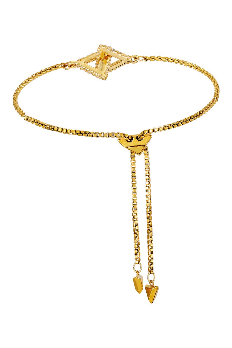 Slider Bracelet, Alternate, color, GOLDTONE