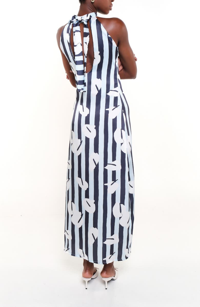 The Lulo Project Carla Print Tie Back Maxi Dress, Alternate, color,