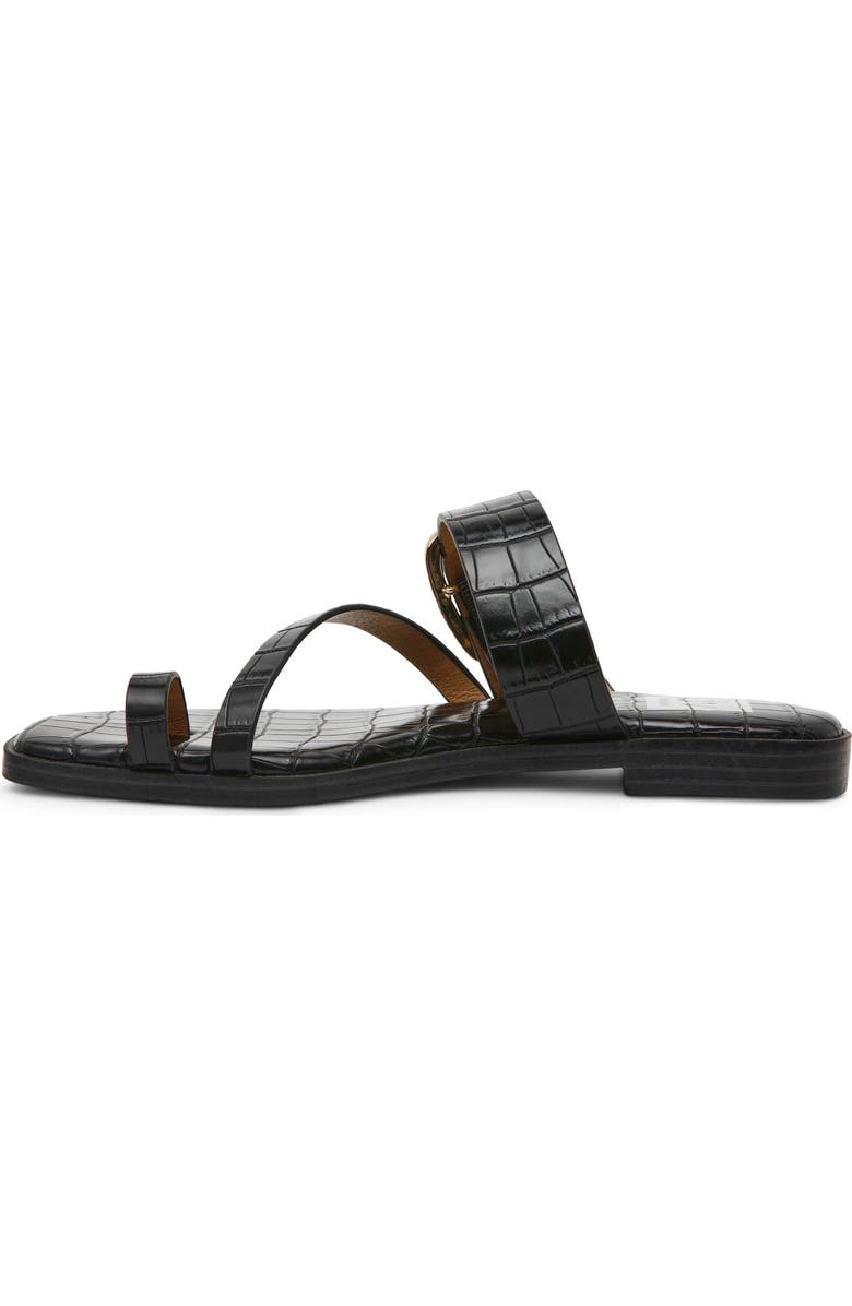 DV by Dolce Vita Makai Toe Loop Buckle Sandal, Alternate, color, Black