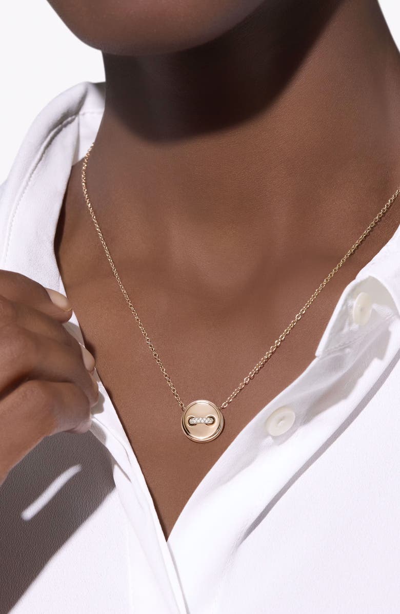 Pomellato Pom Pom Dot Ring Necklace, Alternate, color, Turquoise