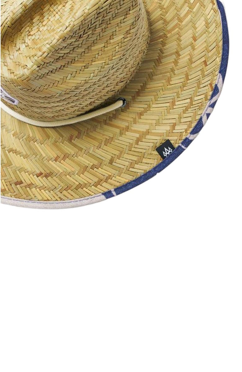 Hemlock Harvey Big Kids Straw Lifeguard Hat, Alternate, color, Smiley Faces