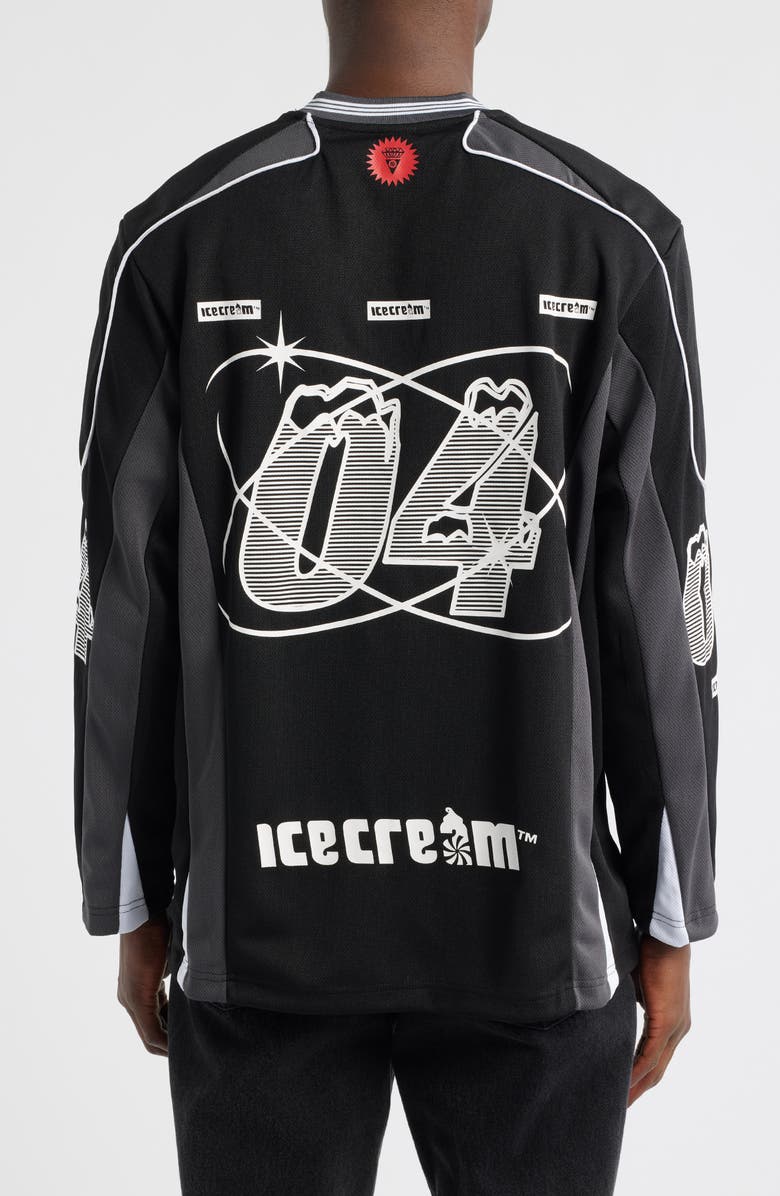ICECREAM Play Long Sleeve Jersey T-Shirt, Alternate, color, Black