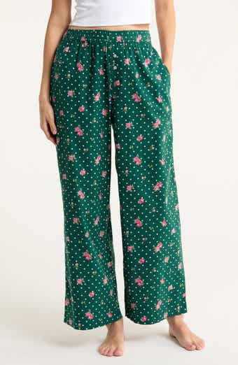 Open Edit Print Flannel Boxer Pajama Pants