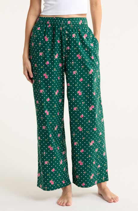 Open Edit Print Flannel Boxer Pajama Pants