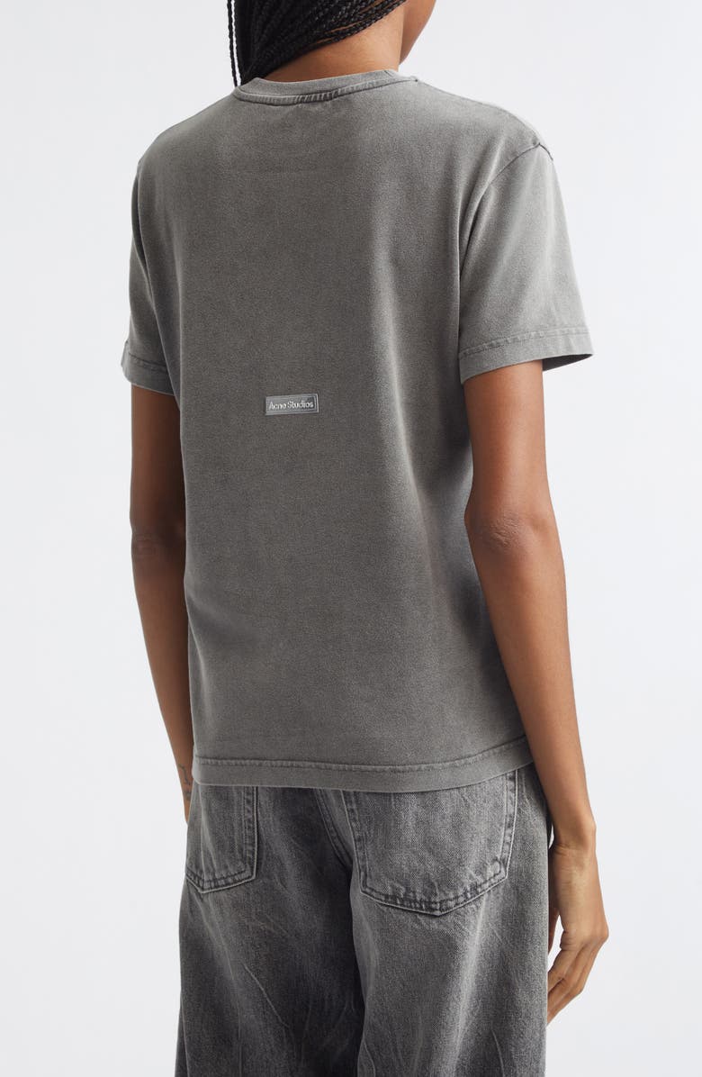 Acne Studios Gender Inclusive Cotton Crewneck T-Shirt, Alternate, color, Faded Black