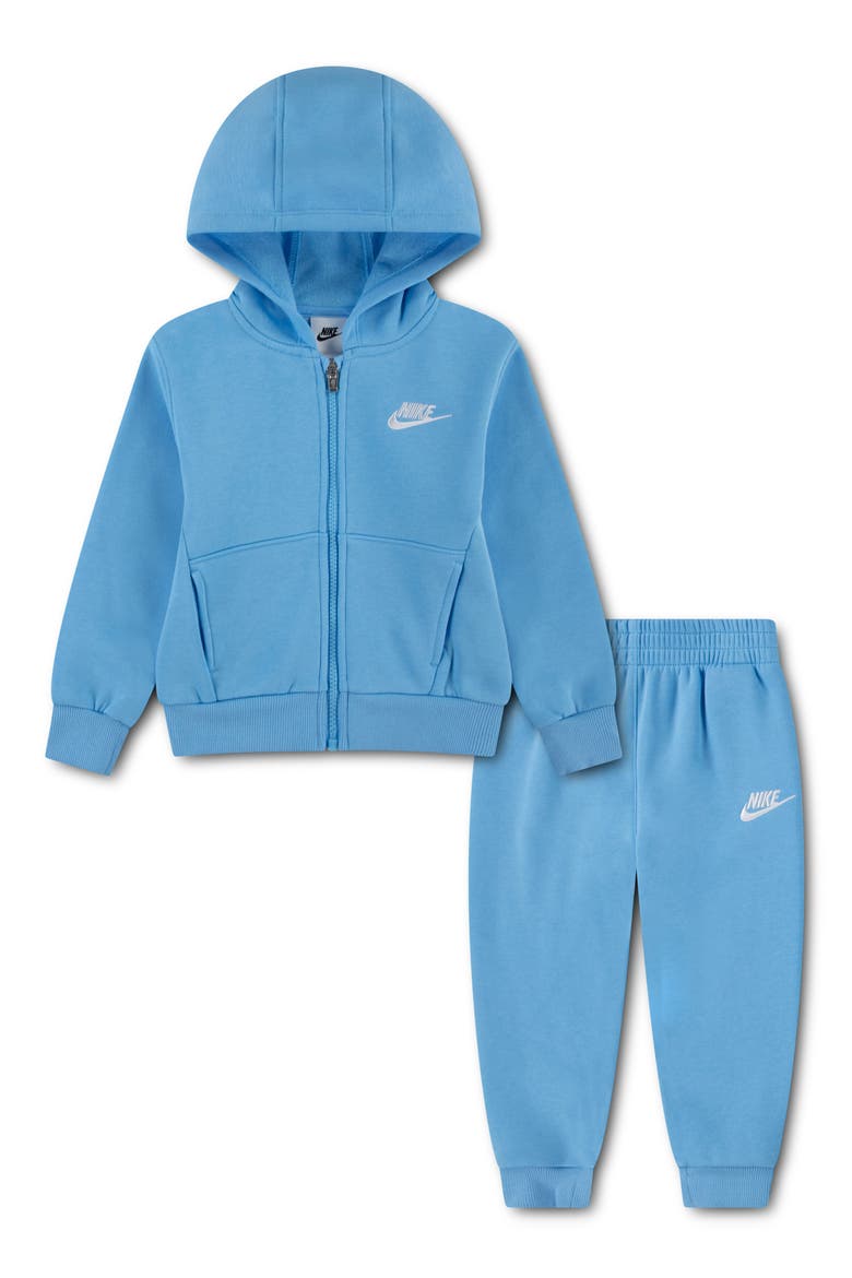 Kids' Club Zip Hoodie & Joggers Set, Main, color, FOOTBALL BLUE