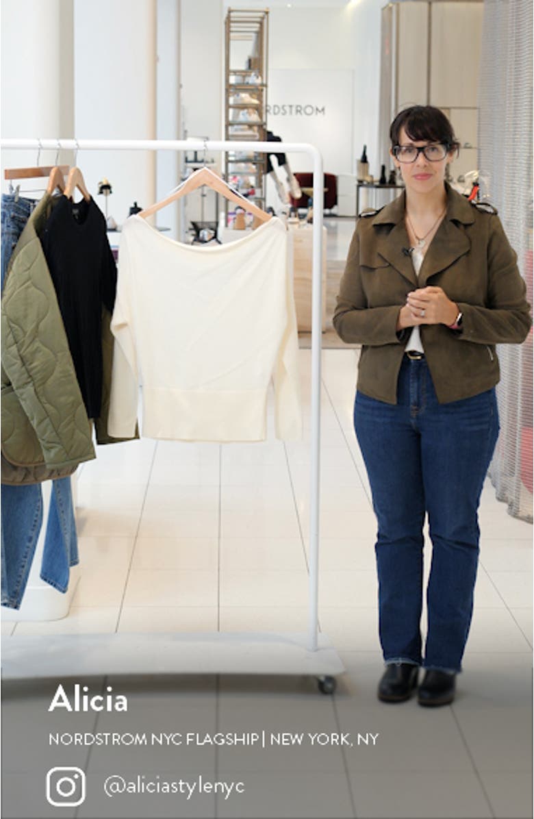 Chance Wool Off the Shoulder Sweater, sales video thumbnail