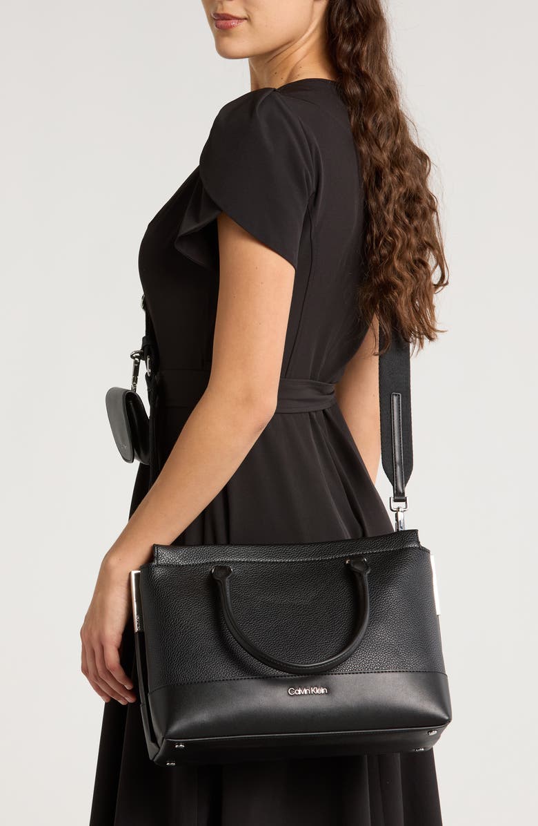 Calvin Klein Bianca Satchel Bag, Alternate, color,