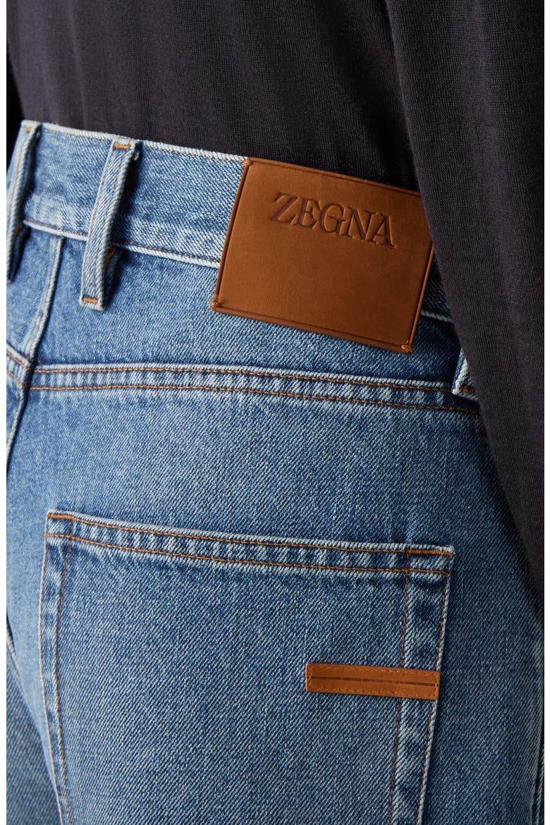 Bleached Cotton Roccia Jeans, Alternate, color, LIGHT BLUE