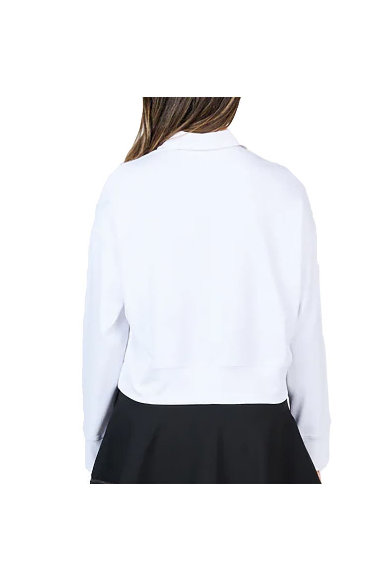 Staples Quarter-Zip Womens Golf Pullover, Alternate, color, White