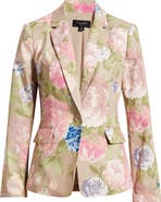 Tahari ASL Print Sateen Blazer
