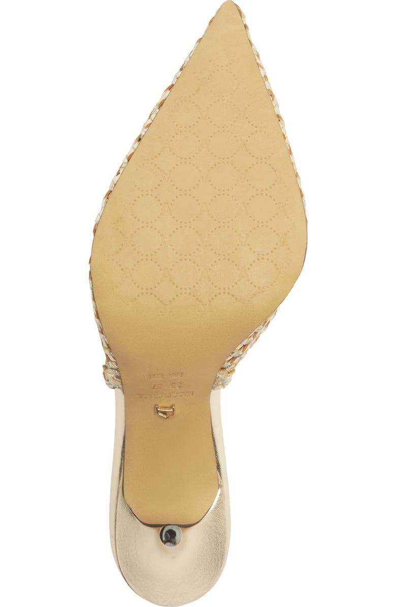 Arezzo Eva Slingback Stiletto Pump, Alternate, color, Platino
