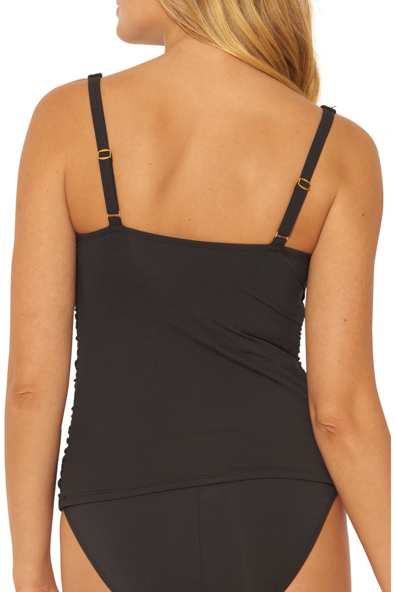 All About U Tankini Top, Alternate, color, BLACK