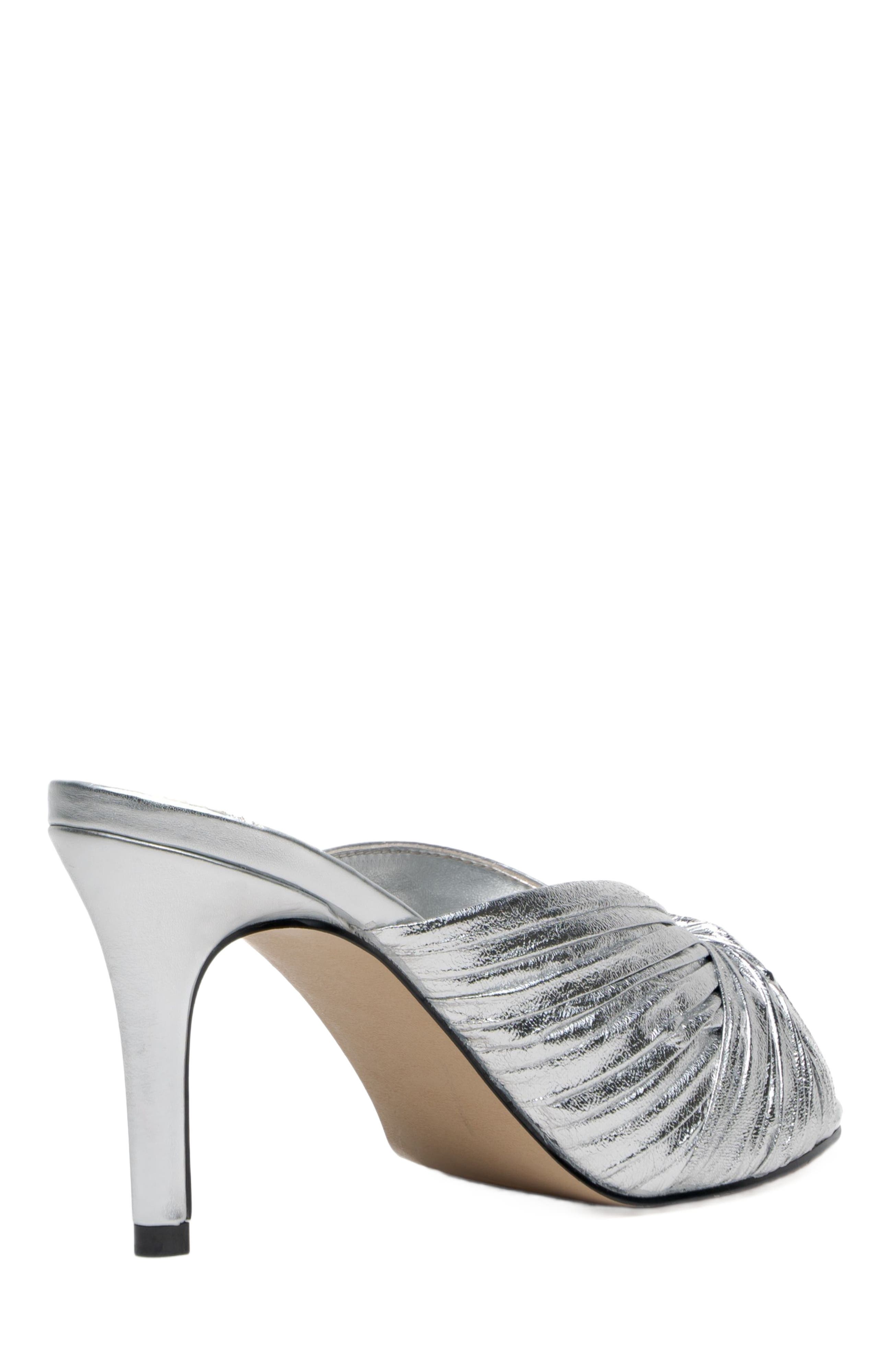 Allegra James Amy Twist Metalic Sandal, Alternate, color, 