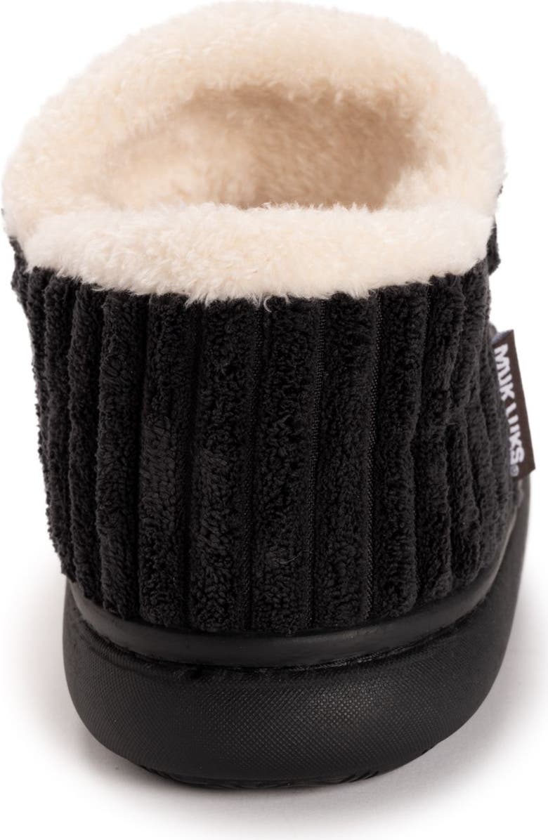 MUK LUKS Aveline Bootie Slipper, Alternate, color, Black