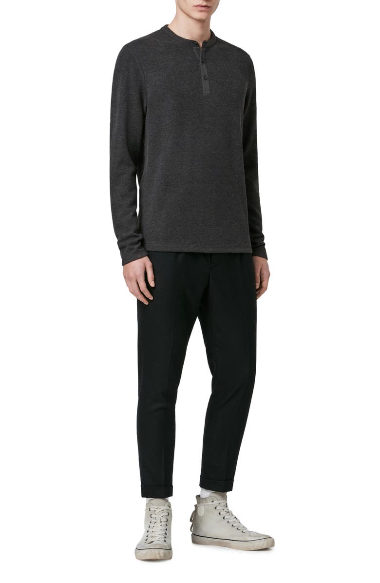 AllSaints Kiran Long Sleeve Henley, Alternate, color, 