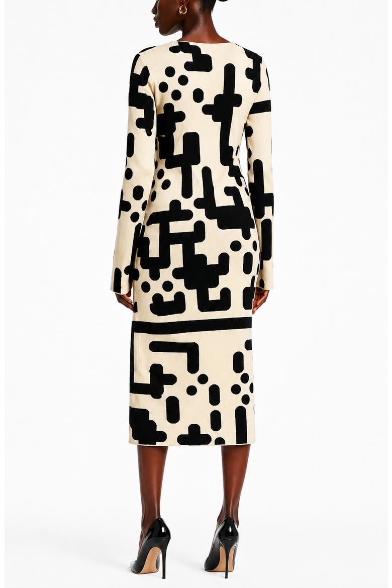 Boat Neck Sweater Dress, Alternate, color, BEIGE