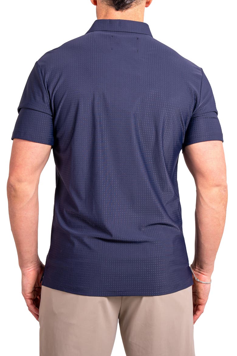 Golfascension Stretch Nylon Polo, Alternate, color, NAVY