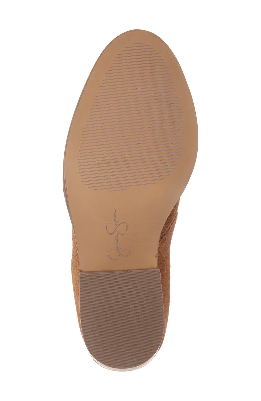 Tandra Bootie, Alternate, color, CANELA BROWN SUEDE