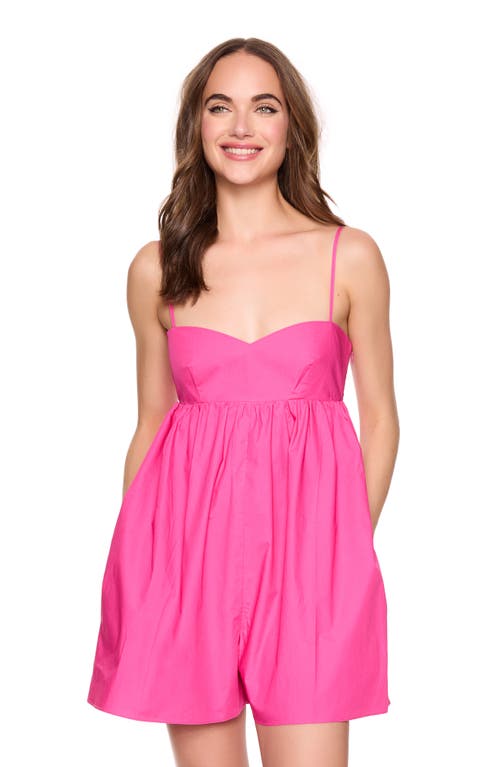 Susana Monaco Sleeveless Cotton Poplin Romper