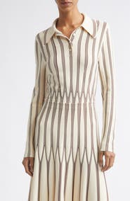 Zimmermann Rebellion Stripe Polo Sweater