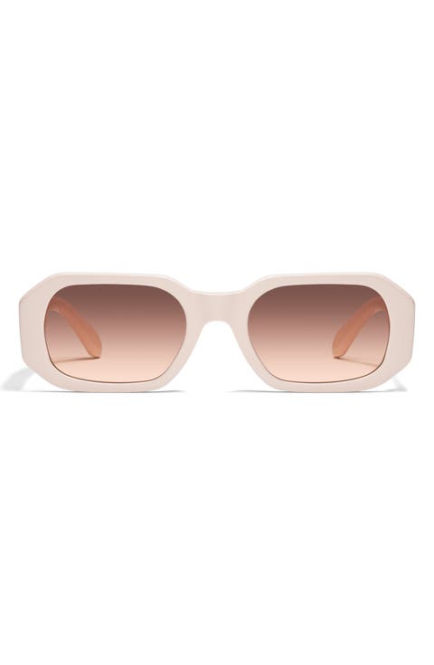 Hyped Up 53mm Gradient Square Sunglasses