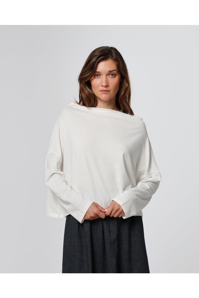 Hemp Essentials Off The Shoulder Top, Main, color, cream