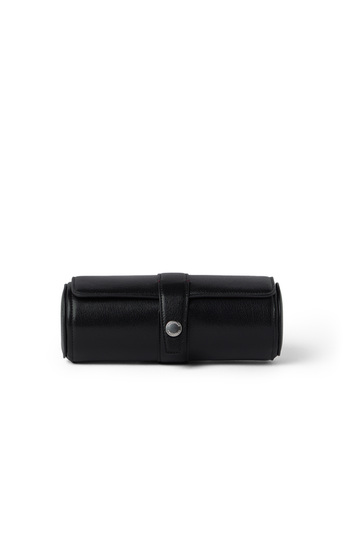 Brunello Cucinelli Capretta Watch Box In Black