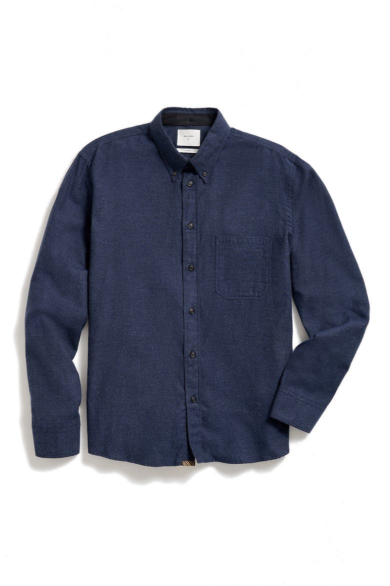 Tuscumbia Classic Fit Button-Down Shirt, Alternate, color, NAVY